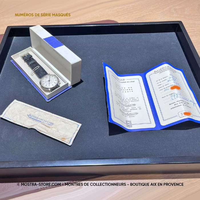 Jaeger Lecoultre memovox first edition boite et papiers d'origine