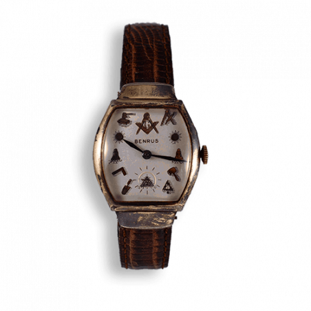 benrus-masonic-watch-montre-vintage-occasion-1951-watch-maconnique-reaa-boutique-mostra-store-aix-en-provence