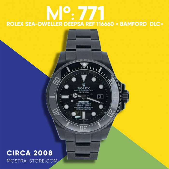 Rolex deepsea by bamford dlc customization process