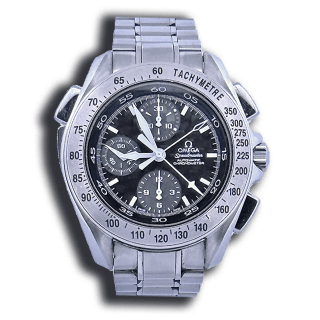 Omega speedmaster rattrapante black carbon