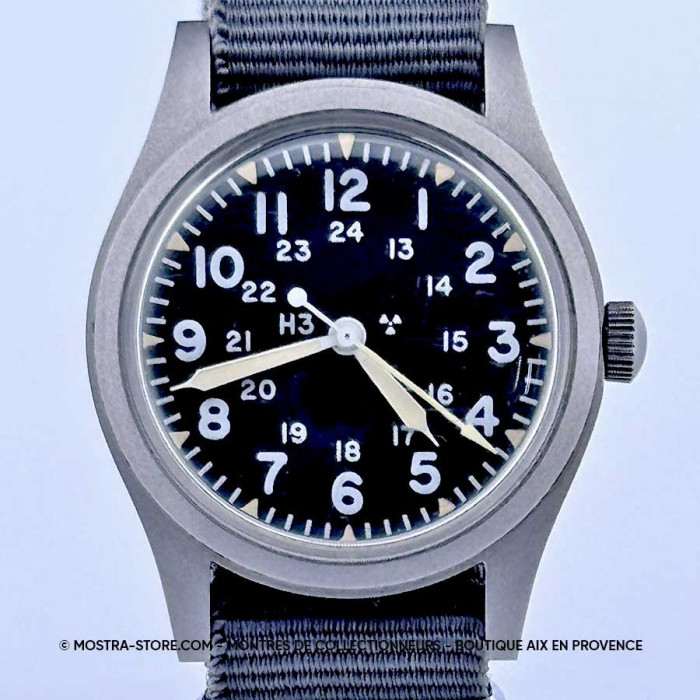 Hamilton us navy pilot h-3 tritium navigation watch