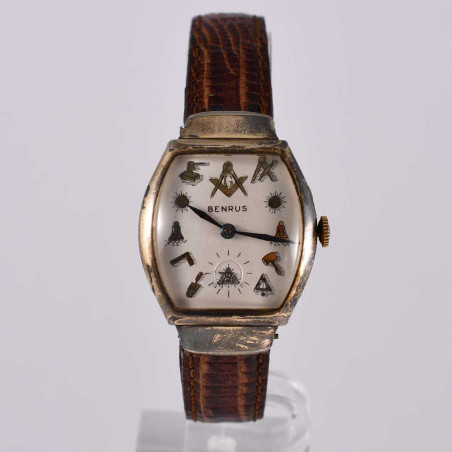 benrus-masonic-watch-montre-vintage-occasion-1951-collection-maconnique-reaa-boutique-mostra-store-aix-en-provence