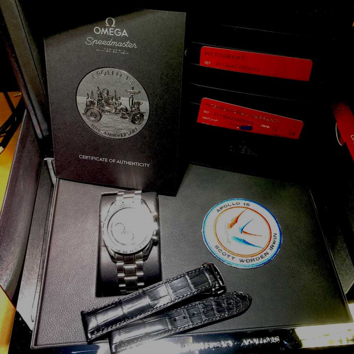Omega Speedmaster Apollo 15 Full-set Anniversary Unworn