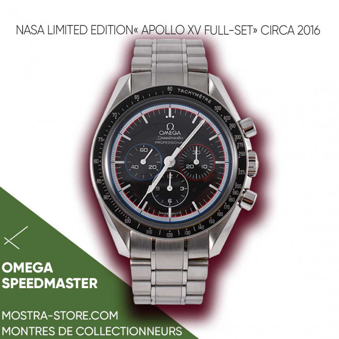 Omega Speedmaster Apollo 15 Full-set Anniversary Unworn
