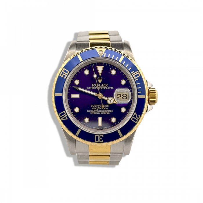 Rolex Submariner Tropical Purple or et acier