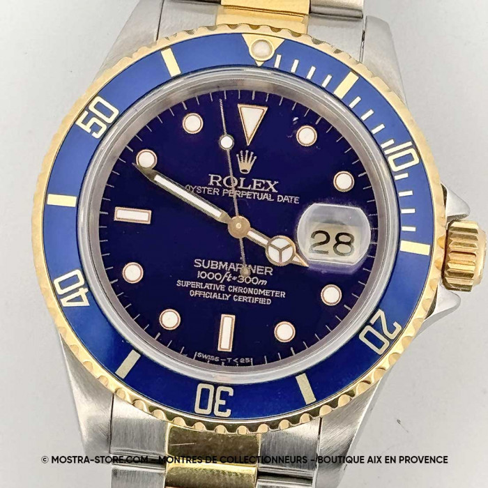 Rolex Submariner Tropical Purple or et acier