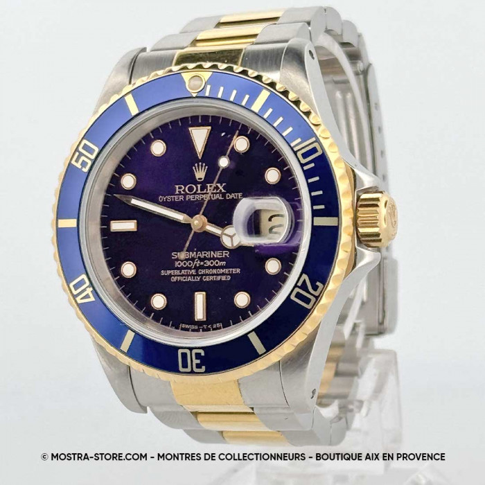 Rolex Submariner Tropical Purple or et acier
