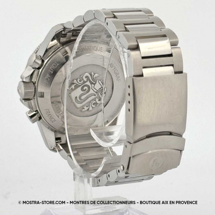 Yema Navygraf Chronograph Blue Automatic Date - full set