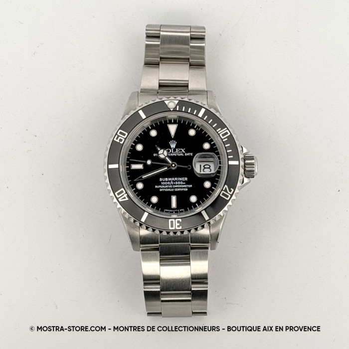 Rolex submariner 16610 pre-owned stainless steel