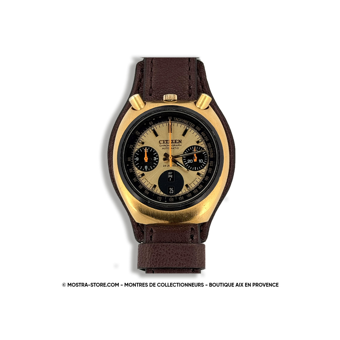 Pre-owned Citizen Bull Head 8110 Brad Pitt watch