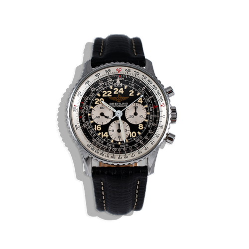 breitling-montre-cosmonaute-navitimer-vintage-1994-guilt-calibre-12-watches-aviation-chronographe-mostra-store-aix-provence