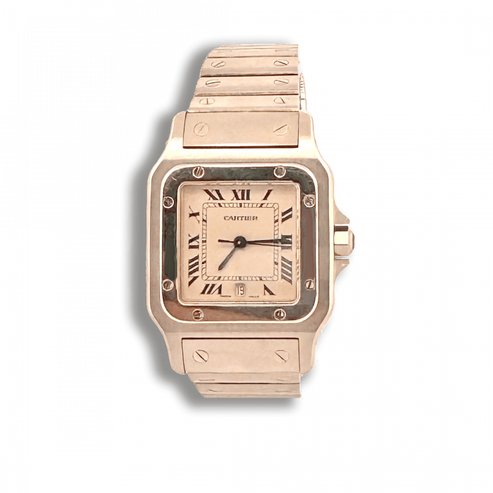 Cartier santos galbee acier medium unisex