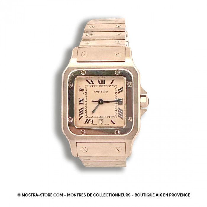 Cartier santos galbee acier medium unisex