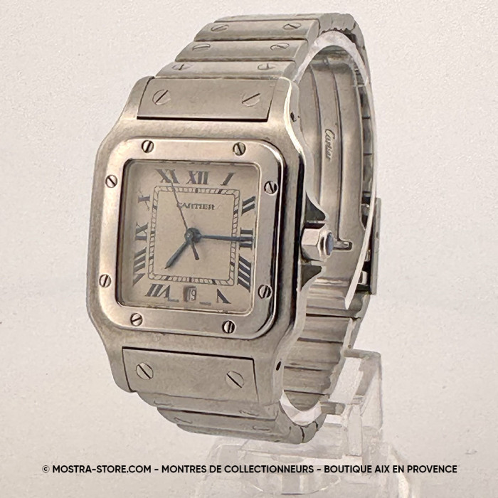 Cartier santos galbee acier medium unisex