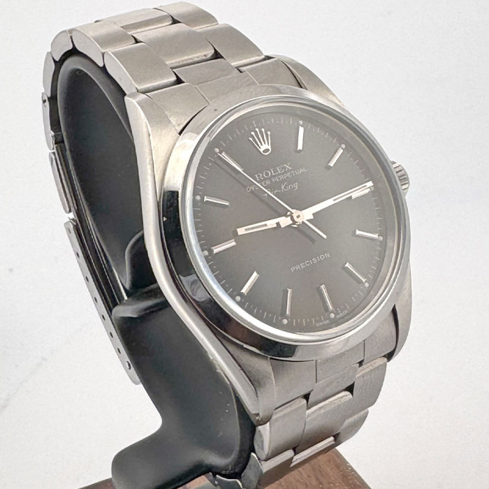 Rolex airking 34 cadran noir saphir