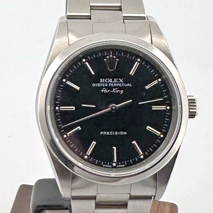Rolex airking 34 cadran noir saphir
