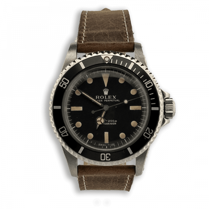 Rolex submariner 5513 tritium cuir