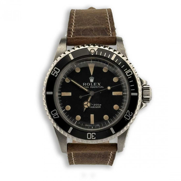 Rolex submariner 5513 tritium cuir