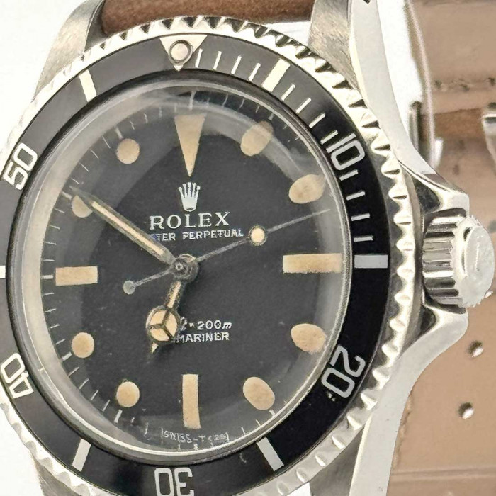Rolex submariner 5513 tritium cuir