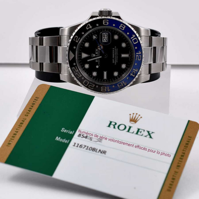 Rolex gmt master 2 batman version