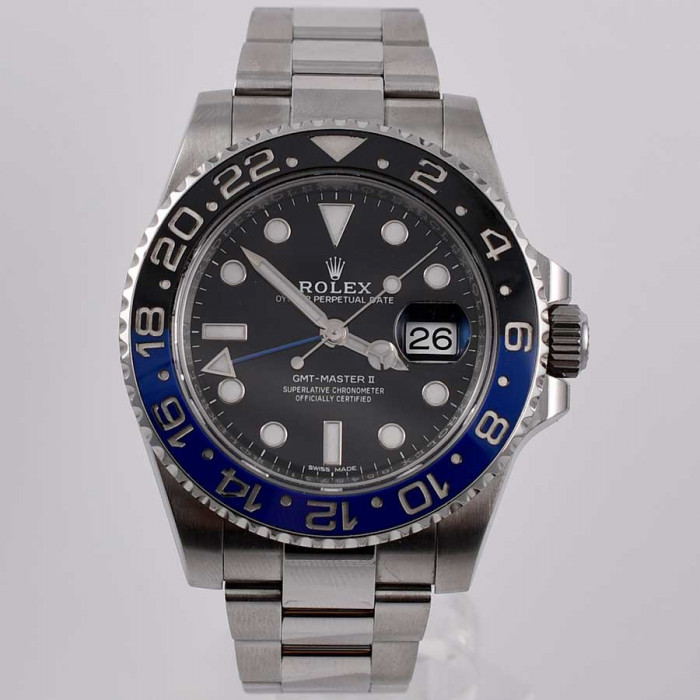 Rolex gmt master 2 batman version