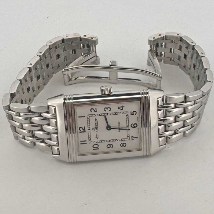 Jaeger Lecoultre reverso quartz bracelet acier