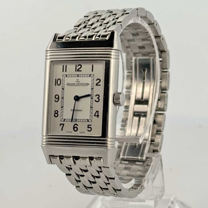Jaeger Lecoultre reverso quartz bracelet acier