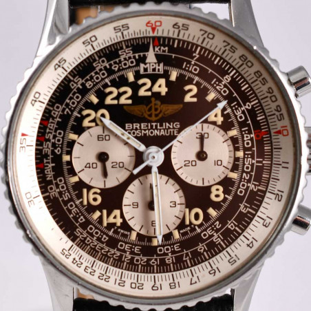 cadran-breitling-montre-cosmonaute-navitimer-vintage-1994-guilt-collection-seventies-chronographe-mostra-store-aix-provence