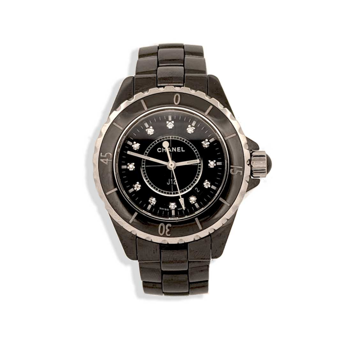 Chanel J-12 Quartz Lady Small size diamond dial