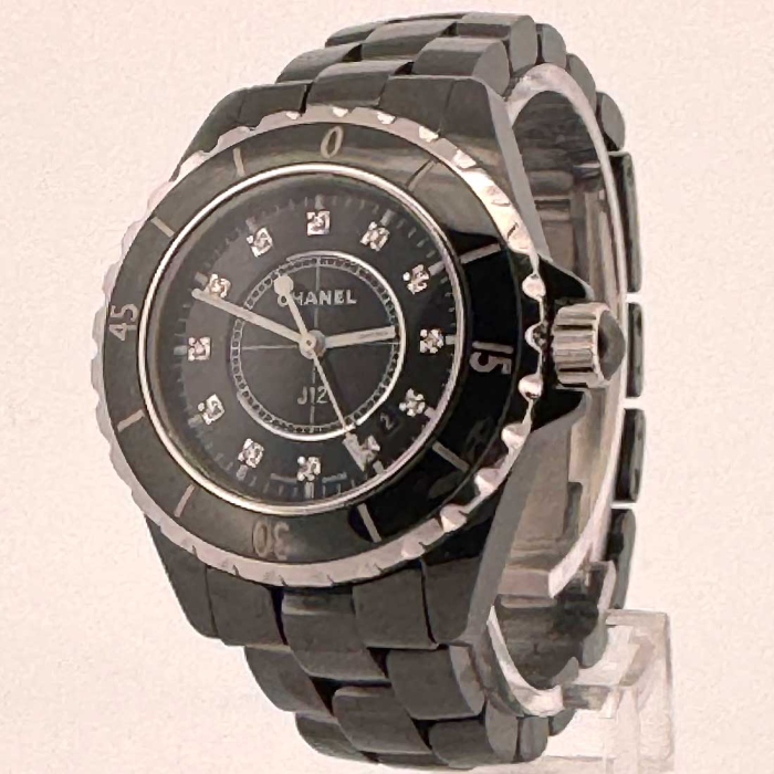 Chanel J-12 Quartz Lady Small size diamond dial