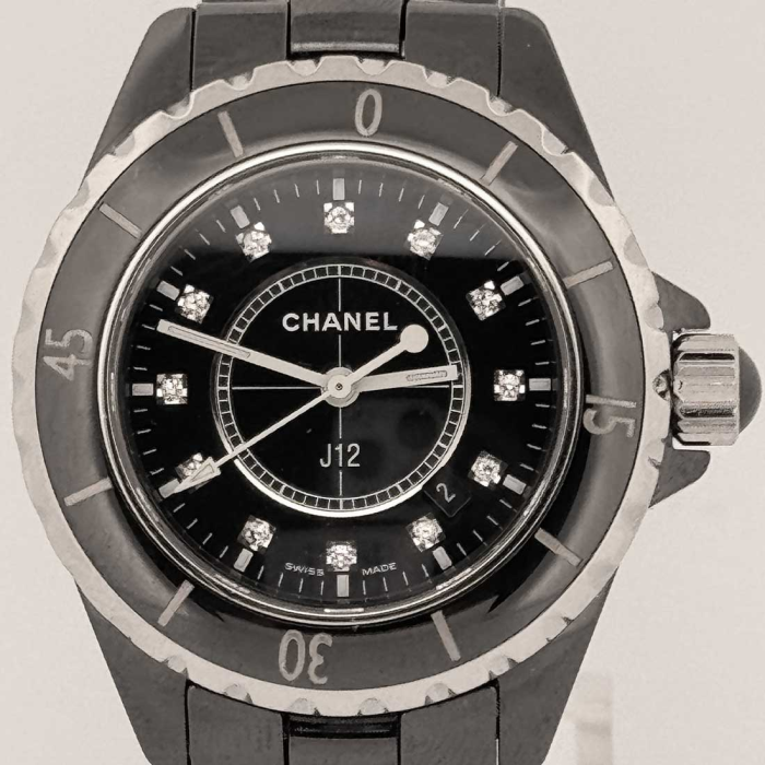 Chanel J-12 Quartz Lady Small size diamond dial