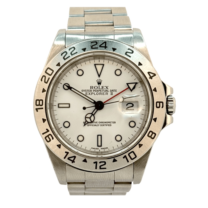 Rolex Explorer 2 cadran Blanc Polar