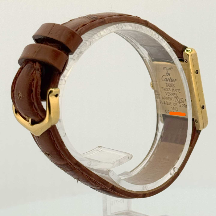 Cartier Tank Must Lady Vermeil Art Déco Chiffres