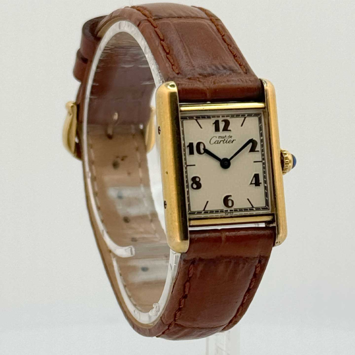 Cartier Tank Must Lady Vermeil Art Déco Chiffres
