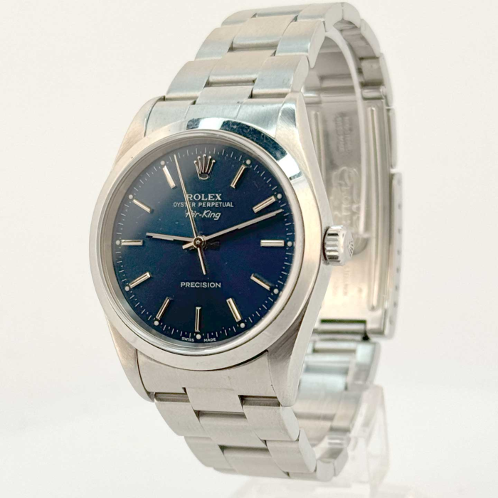 Rolex Oyster Perpetual Airking 34 Cadran Bleu