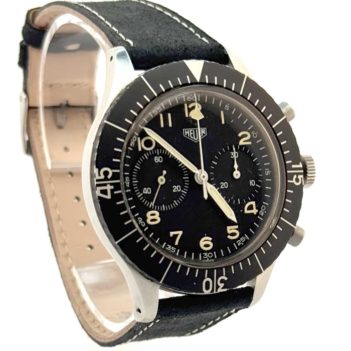 Heuer Pilot Chronograph Flyback Military F-104 Starfighter