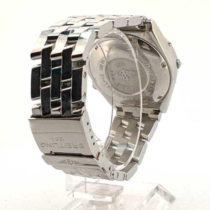 Breitling chronomat acier cadran bleu