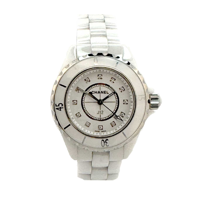 Chanel J12 Petit Modèle Blanc Cadran Diam