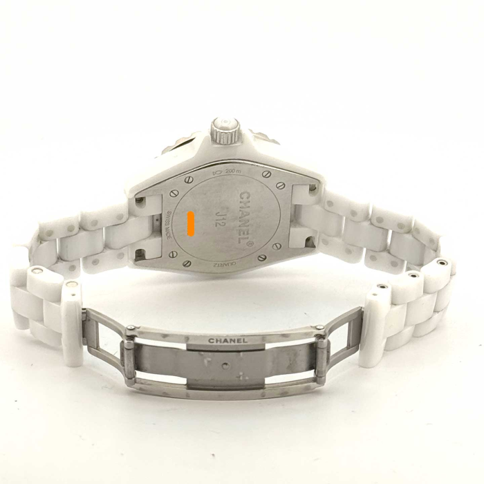 Chanel J12 White Small Model with Diamonds Dial