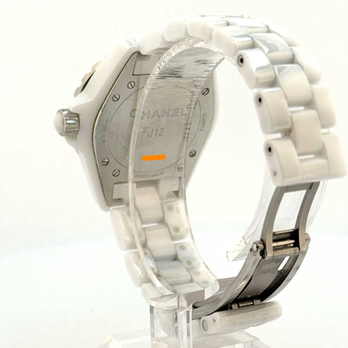Chanel J12 White Small Model with Diamonds Dial