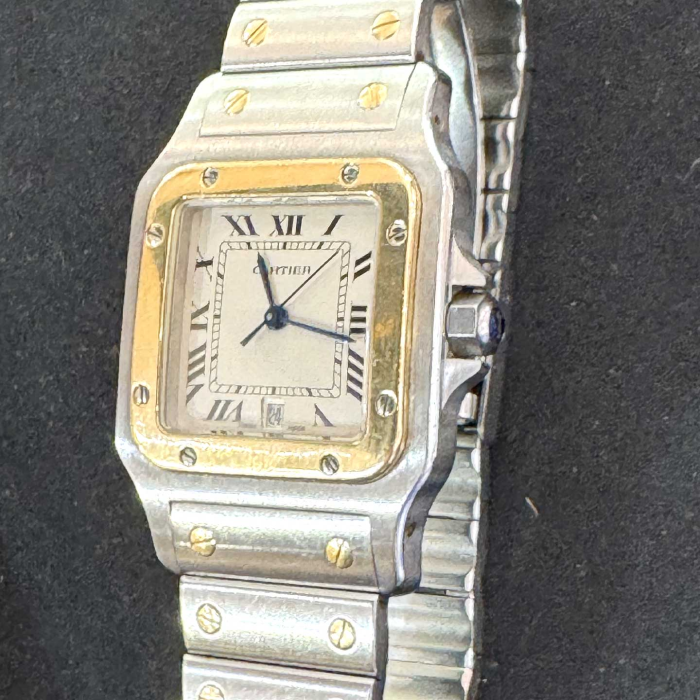 Cartier Santos Galbée Gold Two Tones