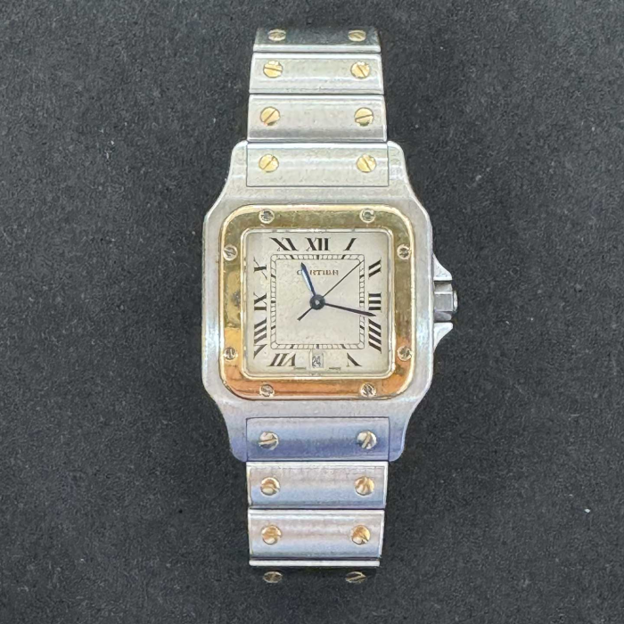 Cartier Santos Galbée Gold Two Tones