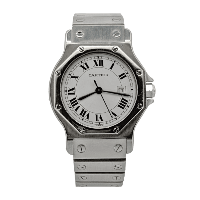 Cartier Santos Octagonal Grand Modele Acier