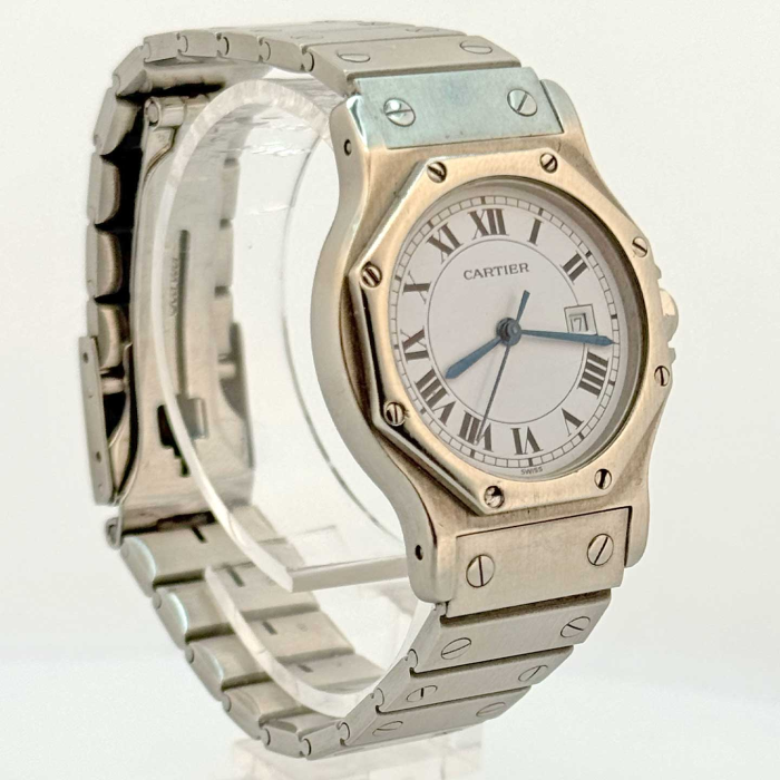 Cartier Santos Octagonal Grand Modele Acier