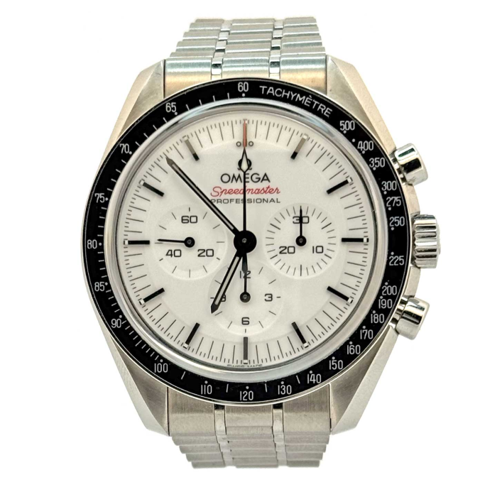 Omega Omega Speedmaster Moonwatch White Dial Daniel Craig Full-Set