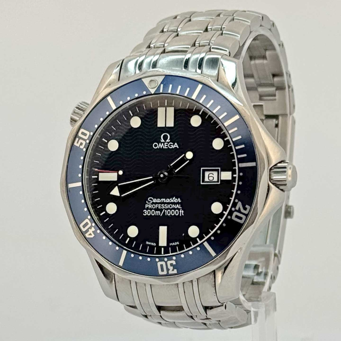 Omega Seamaster 300 Blue Quartz Stainless Steel
