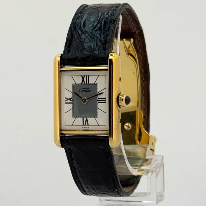 Cartier Tank Must Art Déco Vermeil Box & Papers