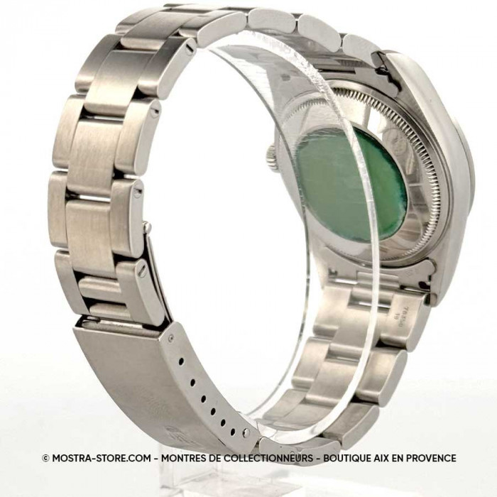Rolex Airking 34 saphir cadran rose saumon 3 6 9