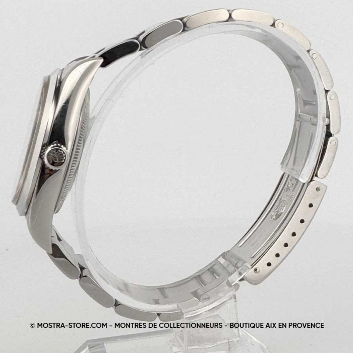 Rolex airking 34 saphir rose dial