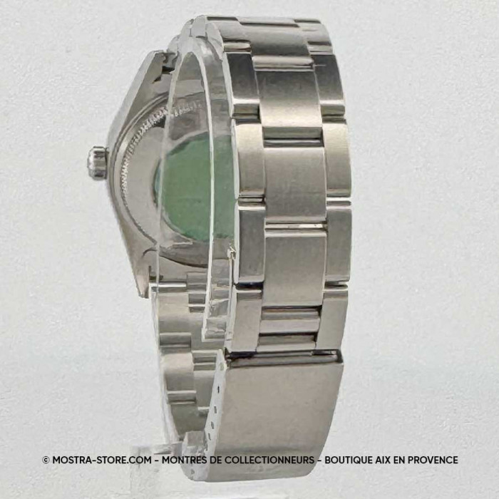 Rolex Airking 34 saphir cadran rose saumon 3 6 9